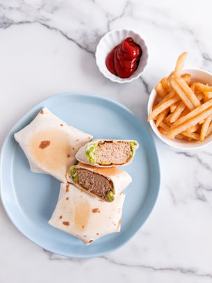 Avocado Jalapeno Crunchwrap Burger