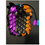 Thumbnail: Thick Stripe Dice Bag: Black, Orange, Purple, Turquoise