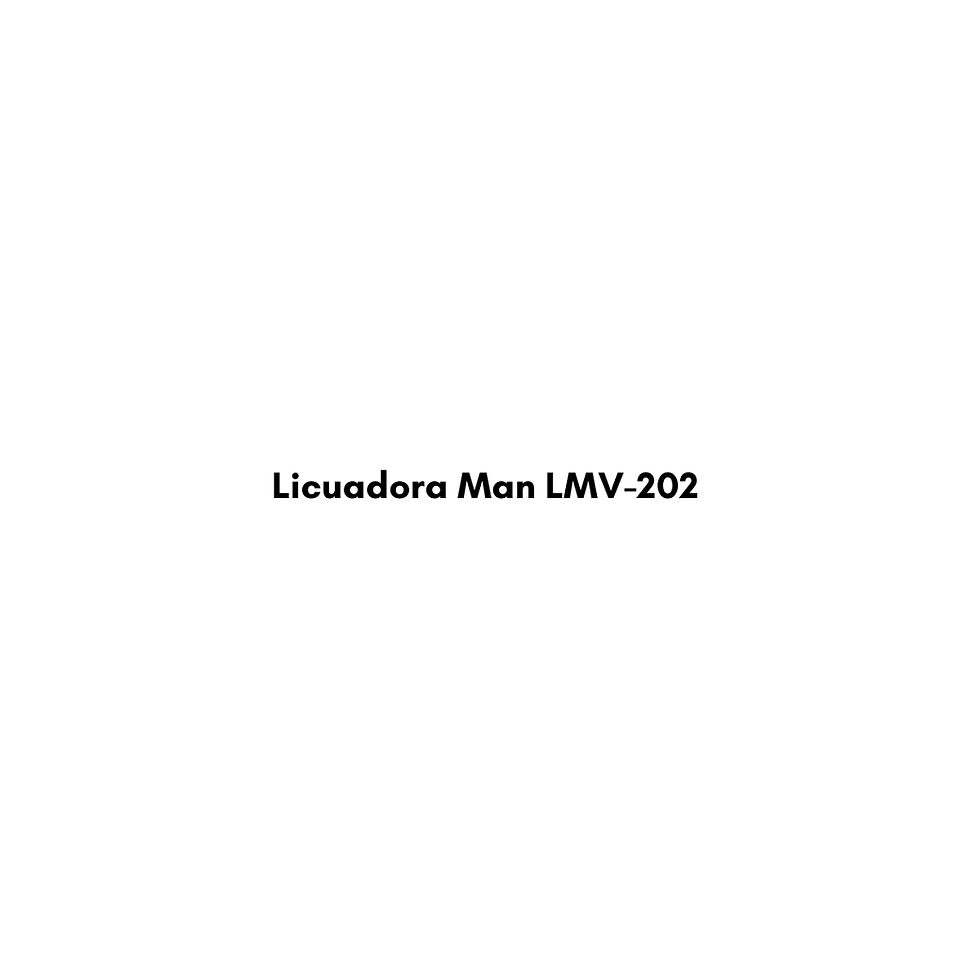 Miniatura: Licuadora Man LMV-202  Base Acero Inoxidable  cap 1.5 Lt. 2 Vel. 700w