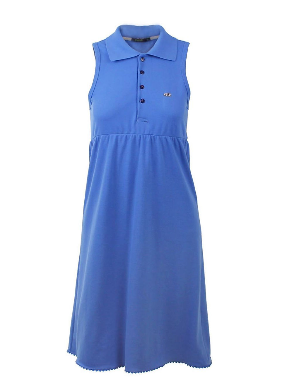 Vestido Polo Rodado azul, therelli-moda, elegante e casual