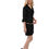 Miniatura: Vestido polo preto curto, therelli-moda