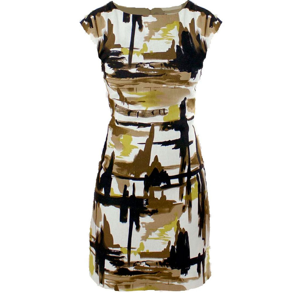 Miniatura: Vestido estampado abstrato, therelli-moda