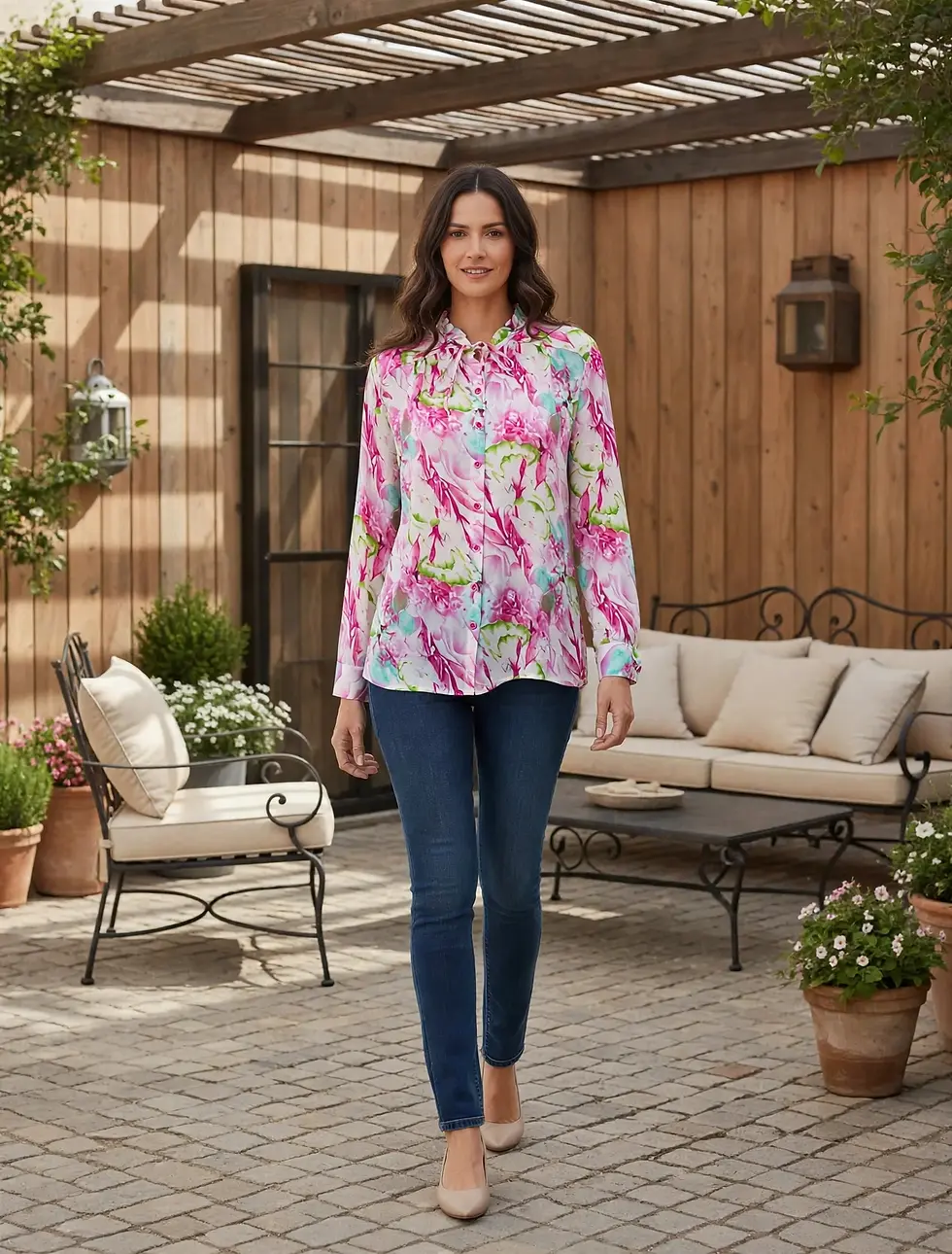 Miniatura: Camisa Bata Feminina