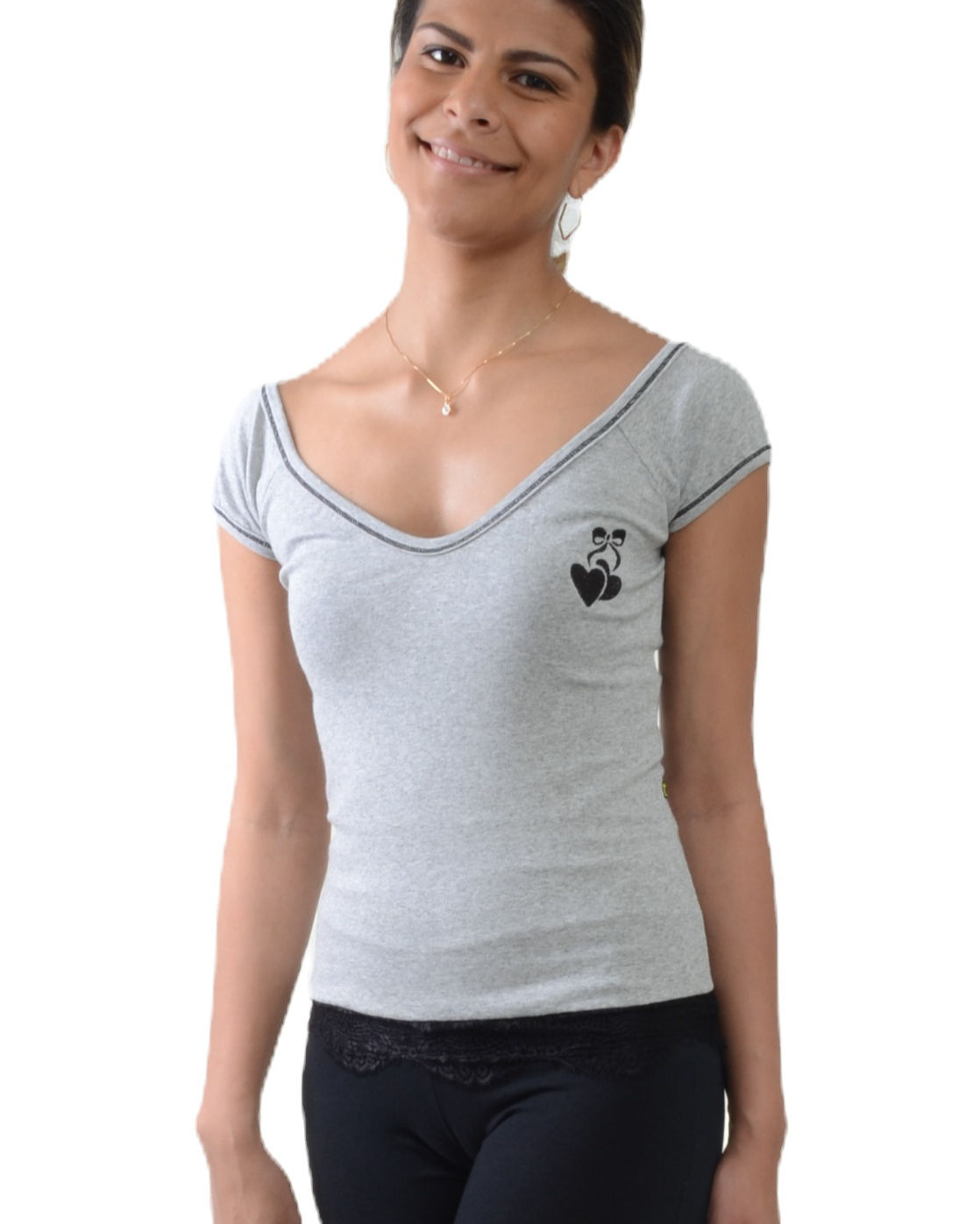 Blusa Justa com manga Raglan