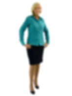 Miniatura: Modelo usando camisa feminina de cetim therelli-moda