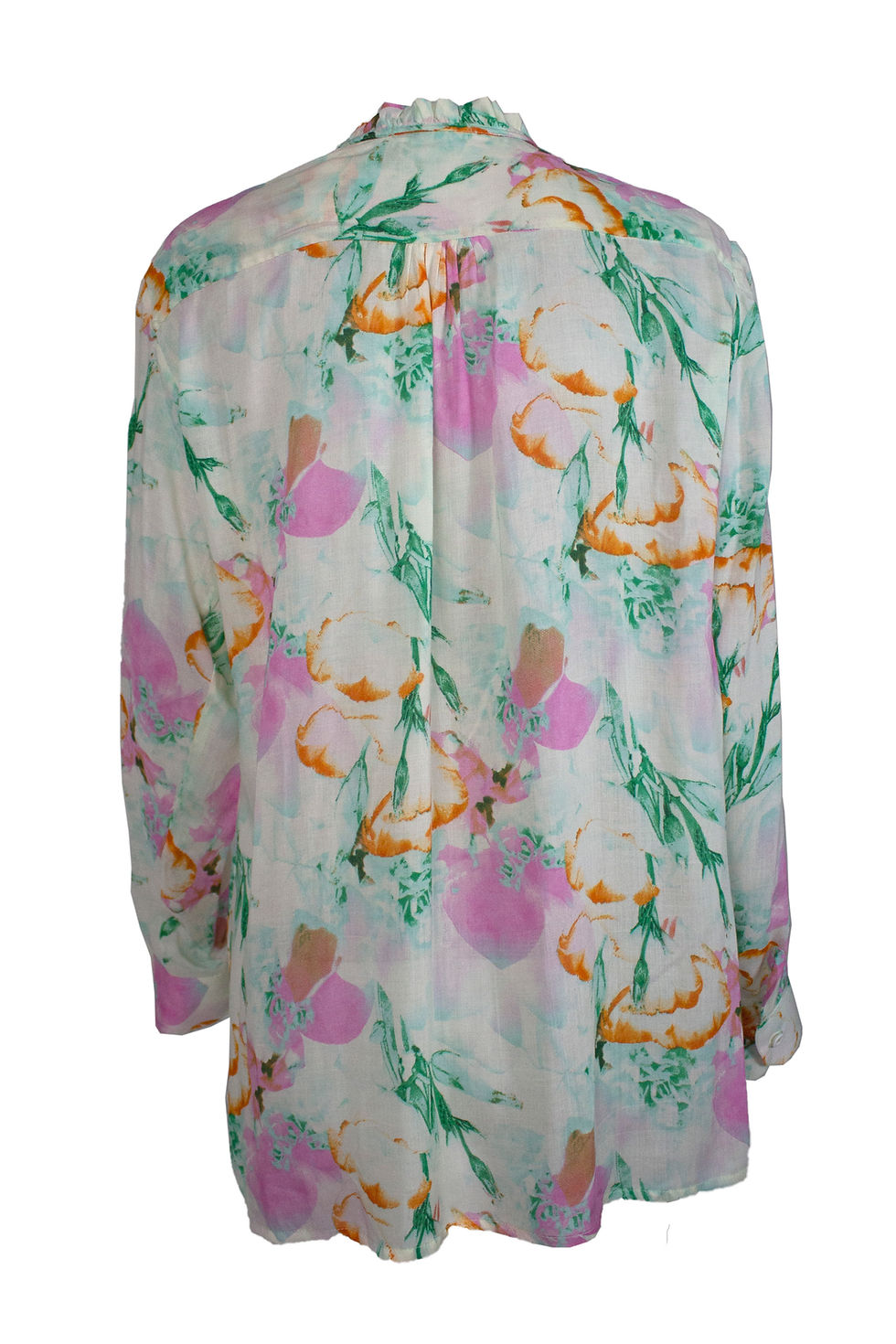Miniatura: Blusa estampada com flores em tons pastel