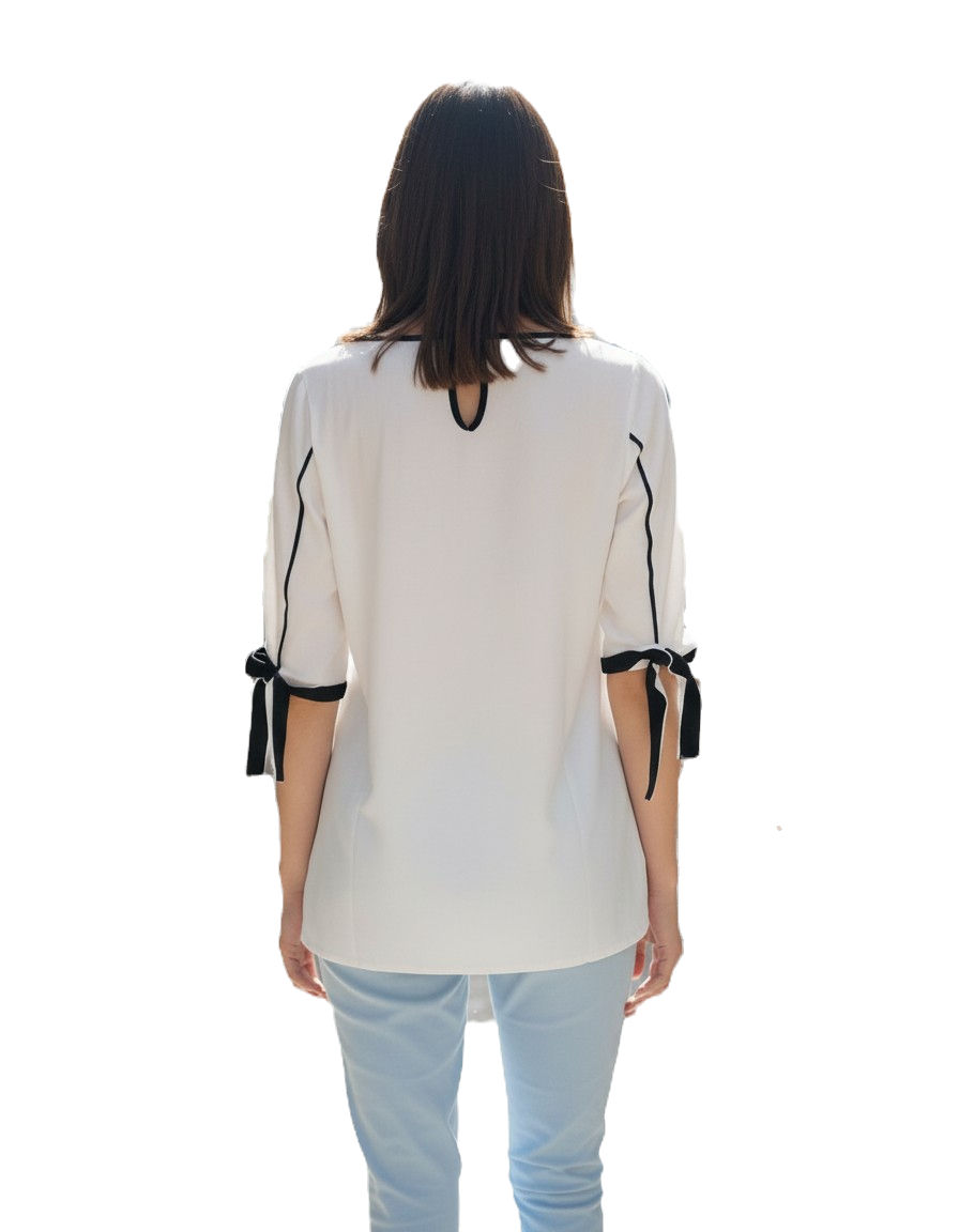 Miniatura: Blusa Bata Feminina Manga 3/4