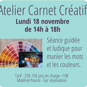 Atelier : Carnet Créatif