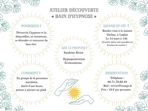 DÉCOUVREZ L'HYPNOSE