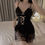 Thumbnail: 法式蕾丝可爱纯欲风蝴蝶结睡裙 110积分