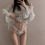 Thumbnail: 暗里着迷*性感蕾丝花边微透镂空低腰内裤