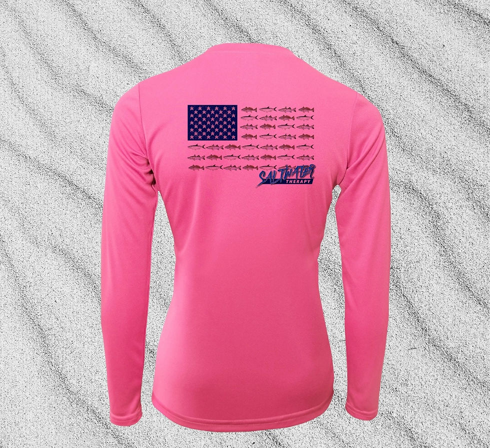 Thumbnail: American Inshore Slam Flag Long Sleeve V-Neck