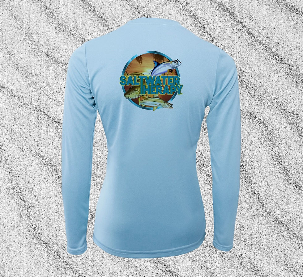 Thumbnail: Sunset Fishing Trio Long Sleeve V-Neck