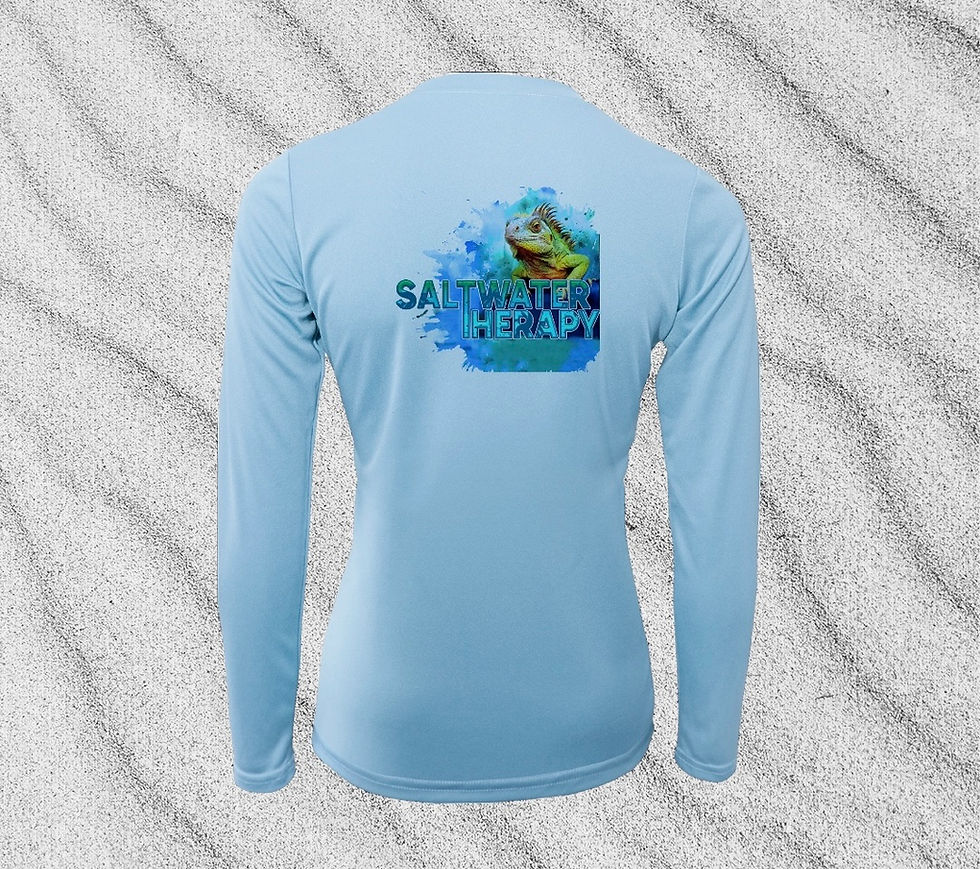 Thumbnail: Saltwater Therapy Iguana Long Sleeve V-Neck