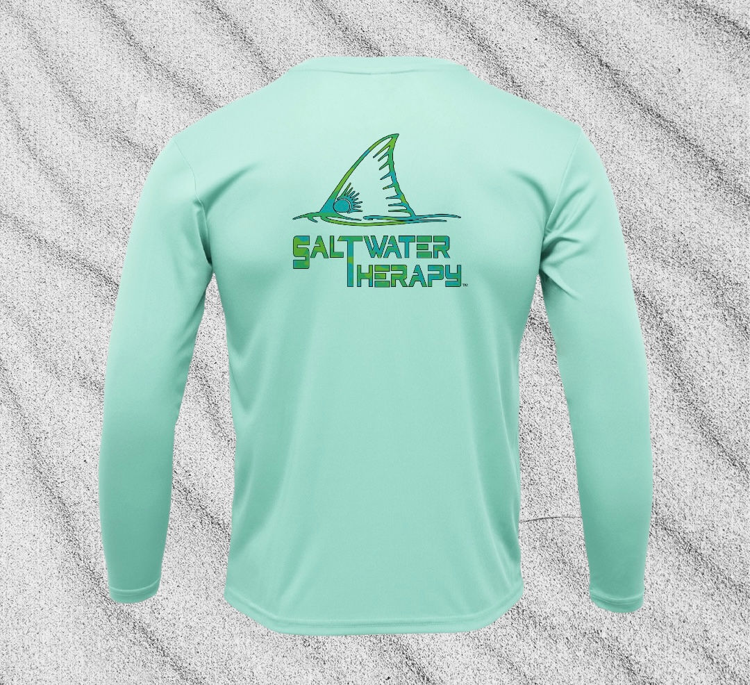 Saltwater Therapy Neon Camo Tailing Redfish Long Sleeve