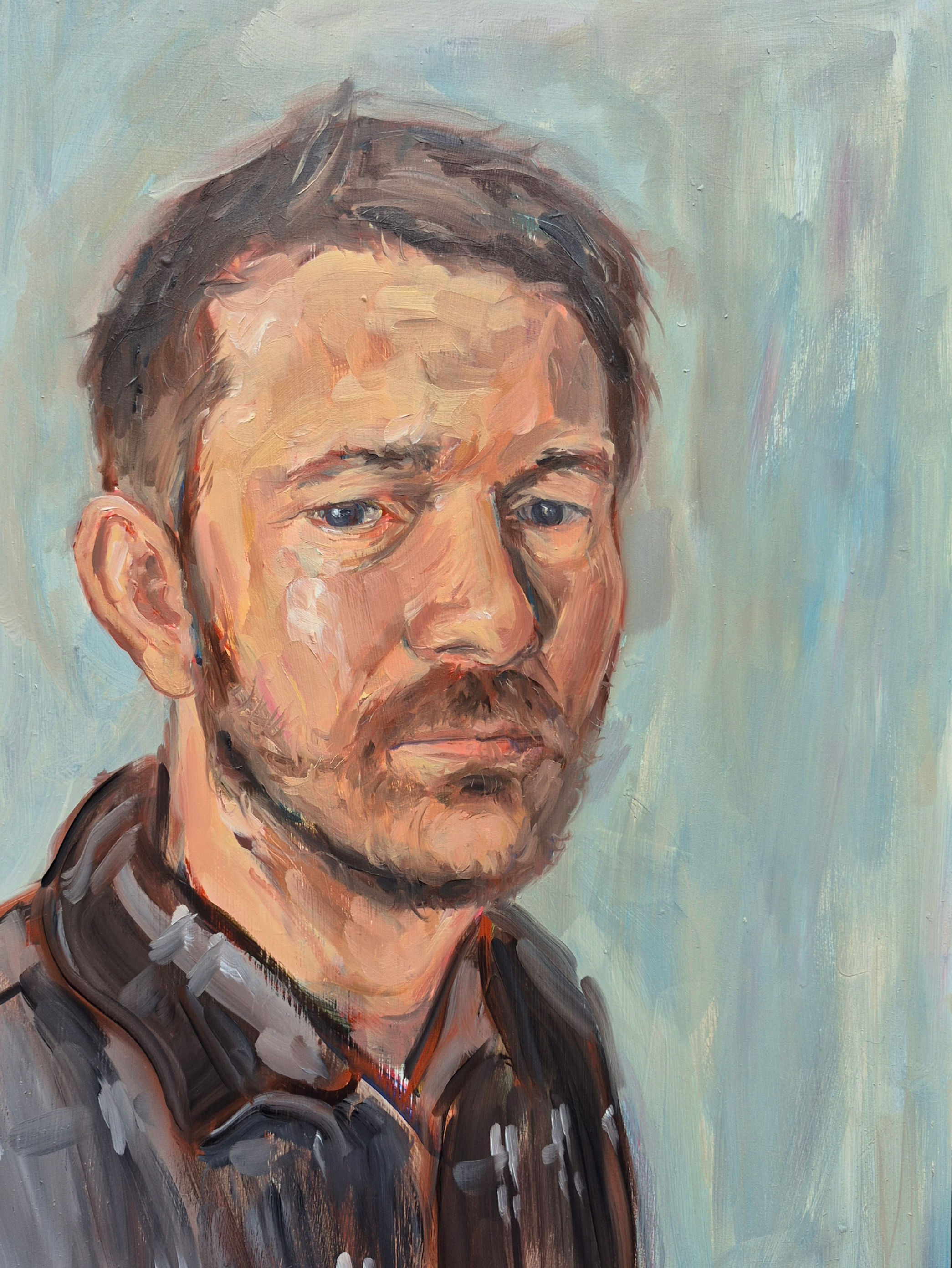 The beginnings of who I am (self portrait)