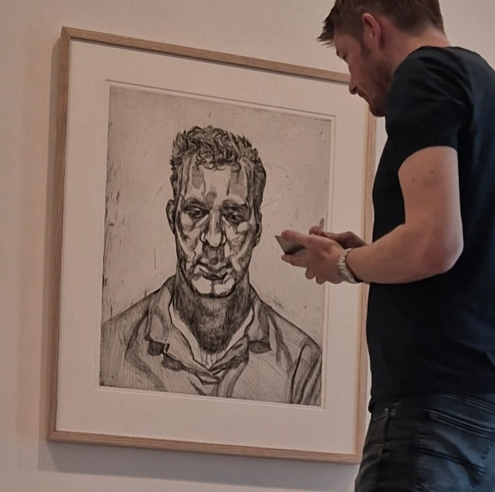 Studying Lucian Freud at Hastings Contemporary