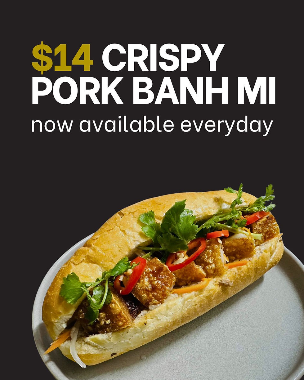 They are super famous for their Banh Mi with family-inspired recipes and their signature pork belly, 