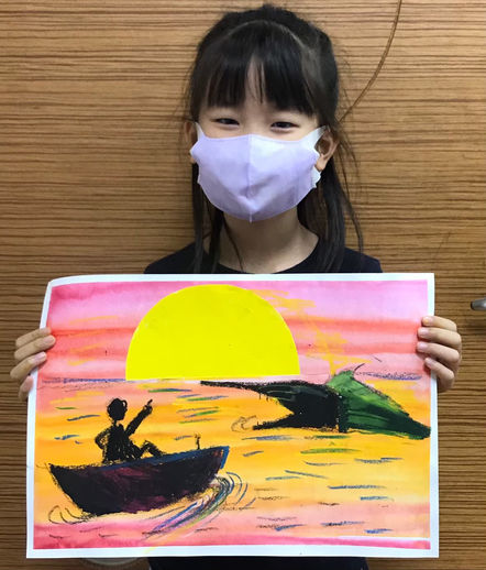 LINE_ALBUM_226(週六)am水彩漸層色應用-老人與海的故事_220624_2.jpg