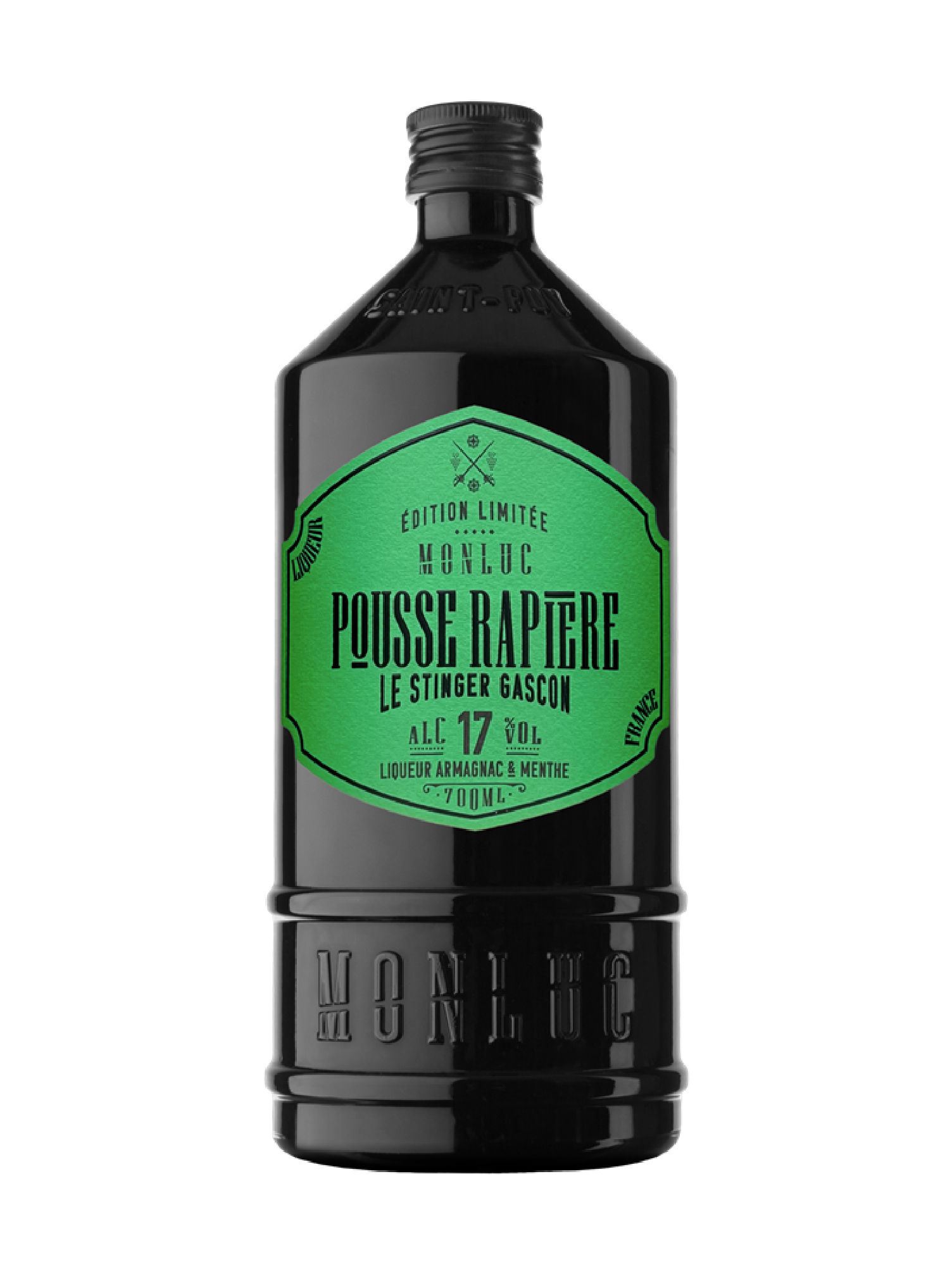 Liqueur de menthe pour pousse-rapière MONLUC 17%