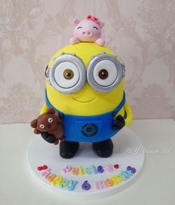 minion with cutie pig