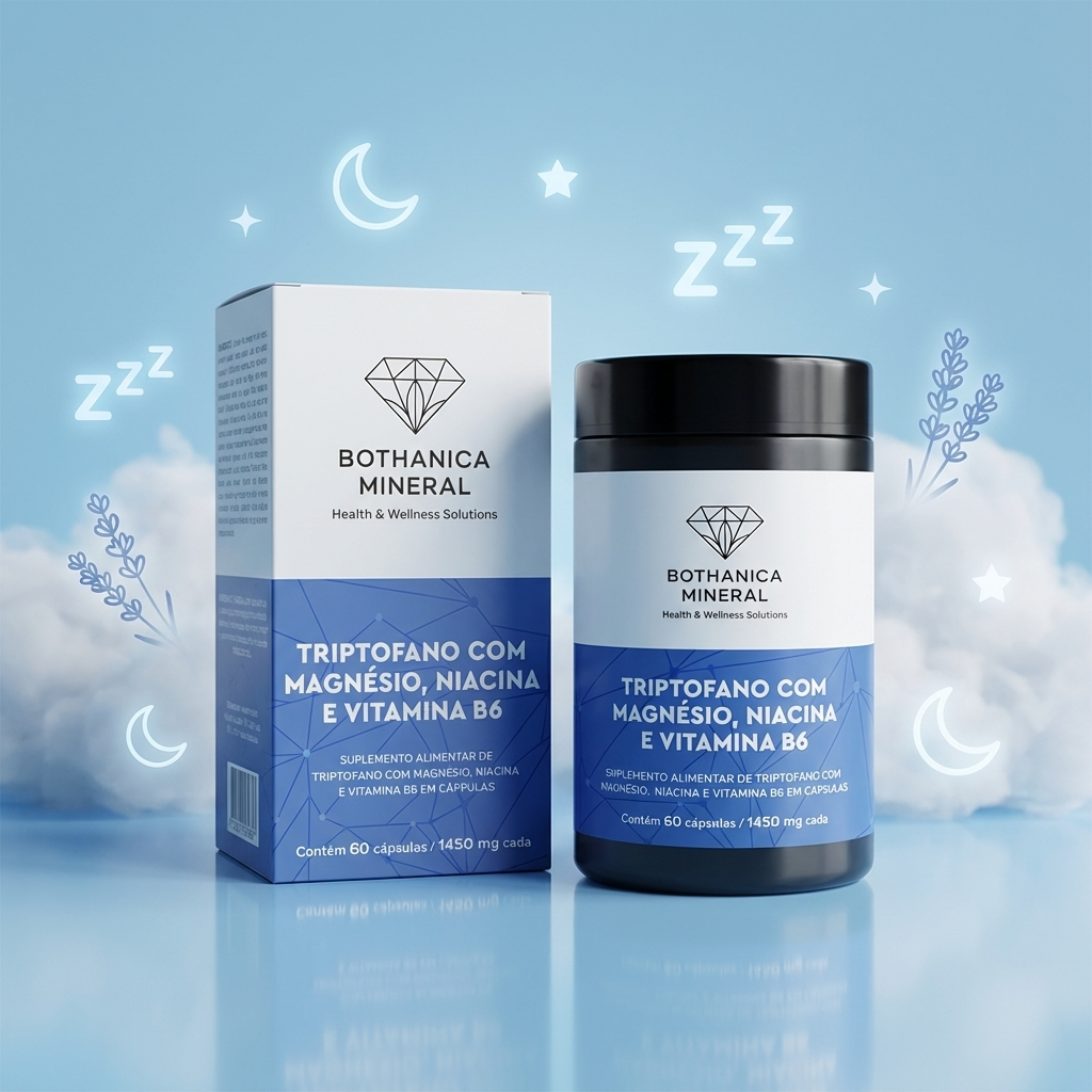 ANSIEDIN - TRYPTOPHAN, MAGNESIUM, NIACIN + VITAMIN B6 - 60caps