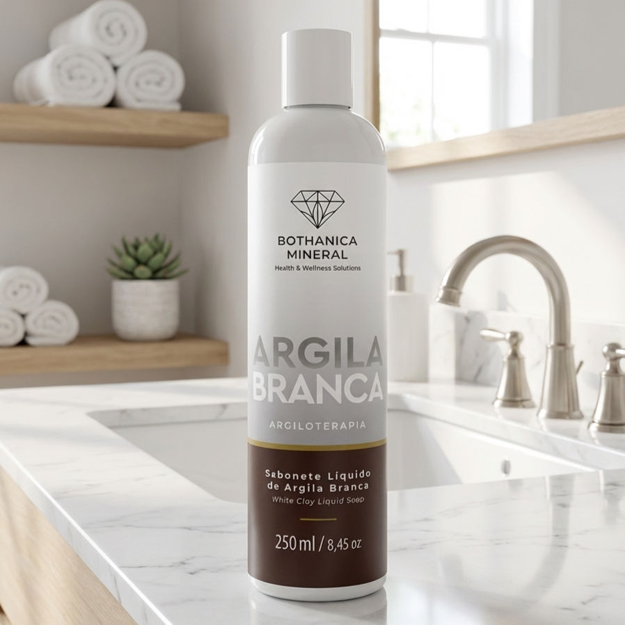 WHITE CLAY LIQUID SOAP - 250 ML