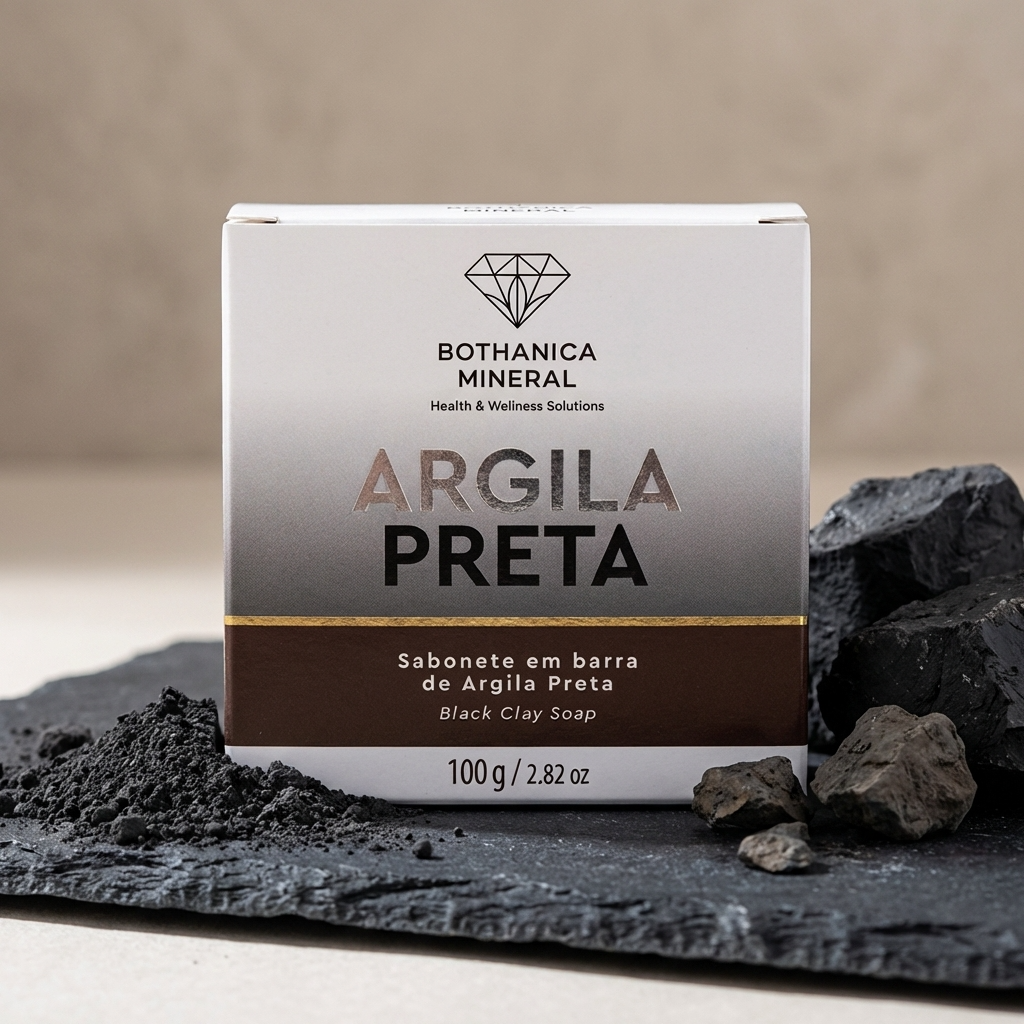 BLACK CLAY BAR SOAP -100G