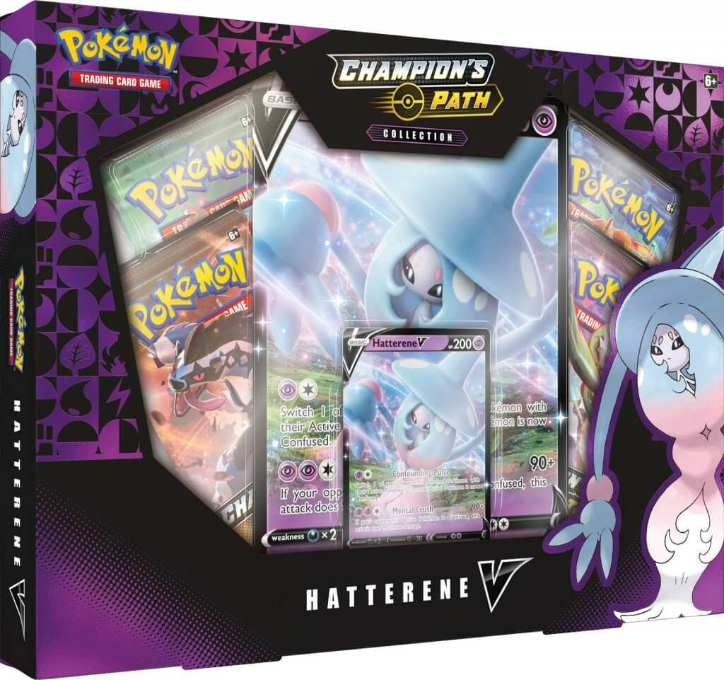 POKÉMON TCG Champion's Path Collection - Hatterene V Box