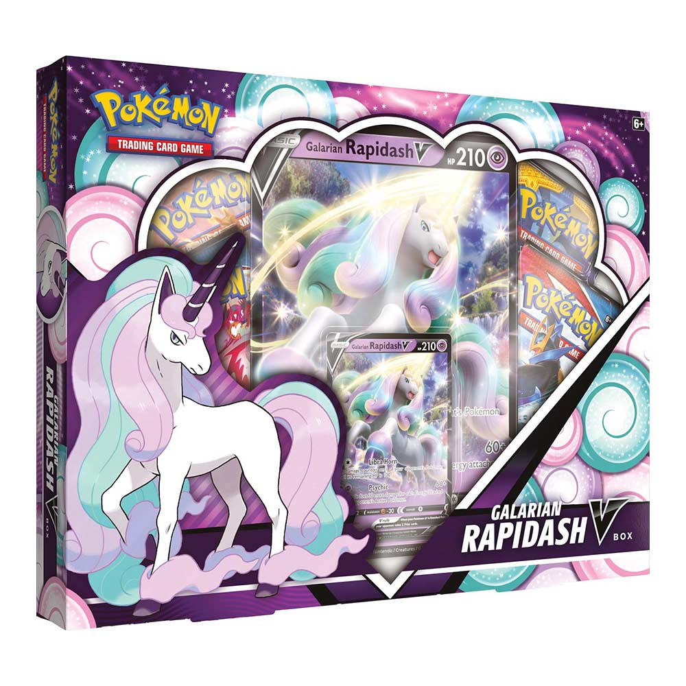 Pokemon TCG Galarian Rapidash V Box