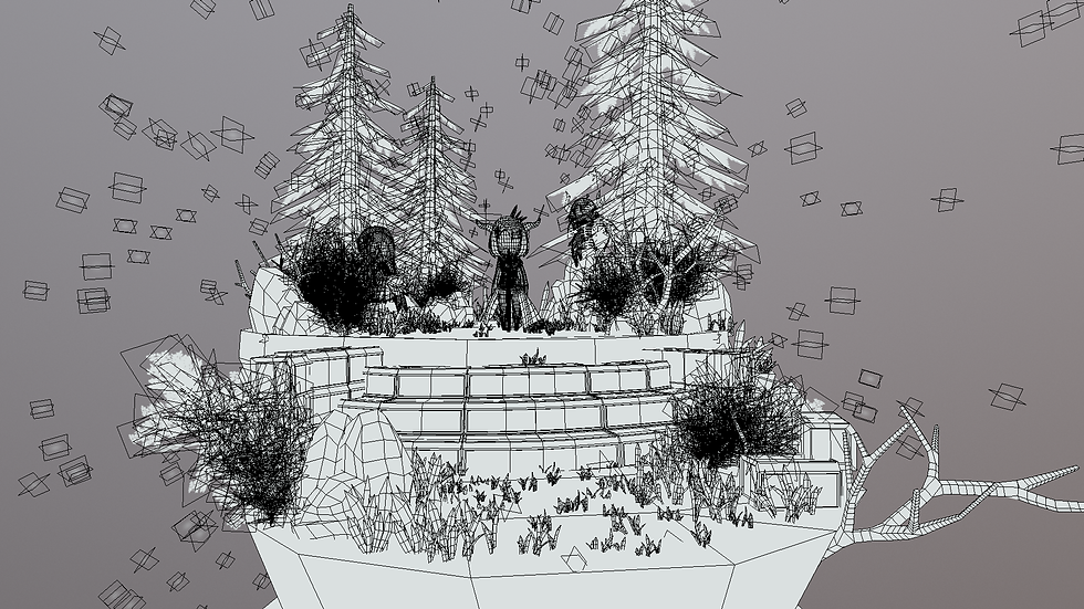 heroine in snow forest16