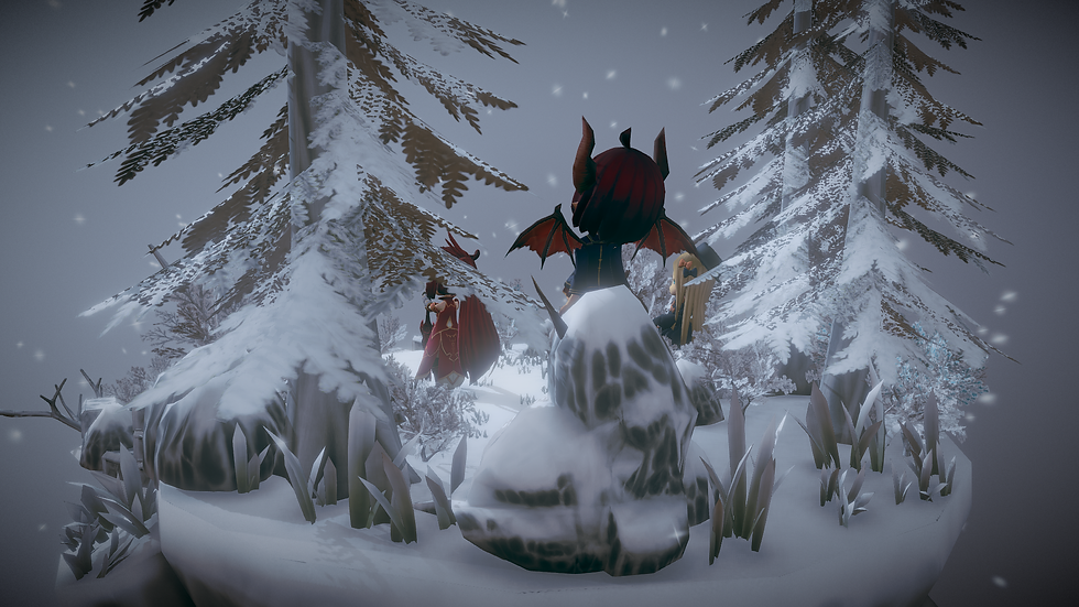 heroine in snow forest13