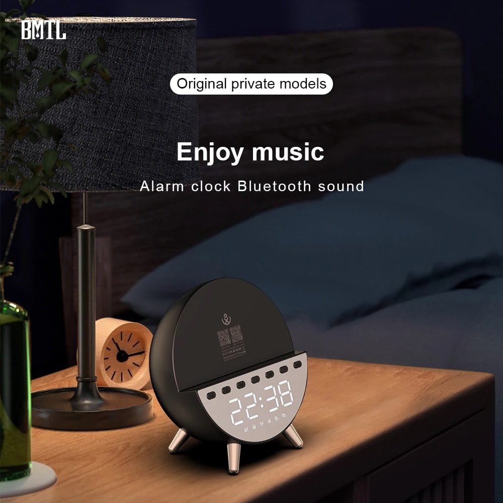 Bocina Bluetooth con reloj y soporte: ¿vale la pena?
