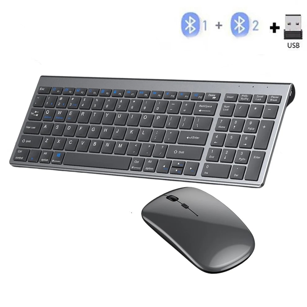 Teclado inalámbrico Bluetooth con ratón por menos de €28