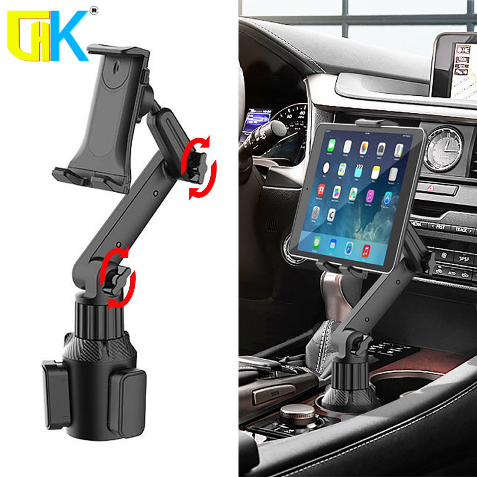 Soporte 360° para tablet en auto: probé el que cabe en portavasos