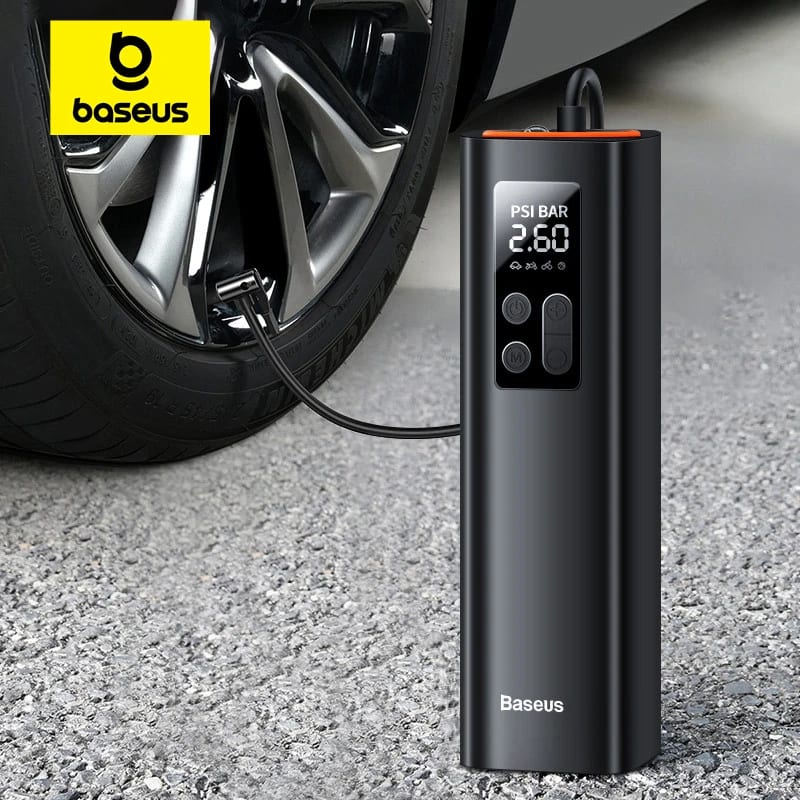 Baseus Mini 12V: El inflador de llantas que sí cumple lo que promete