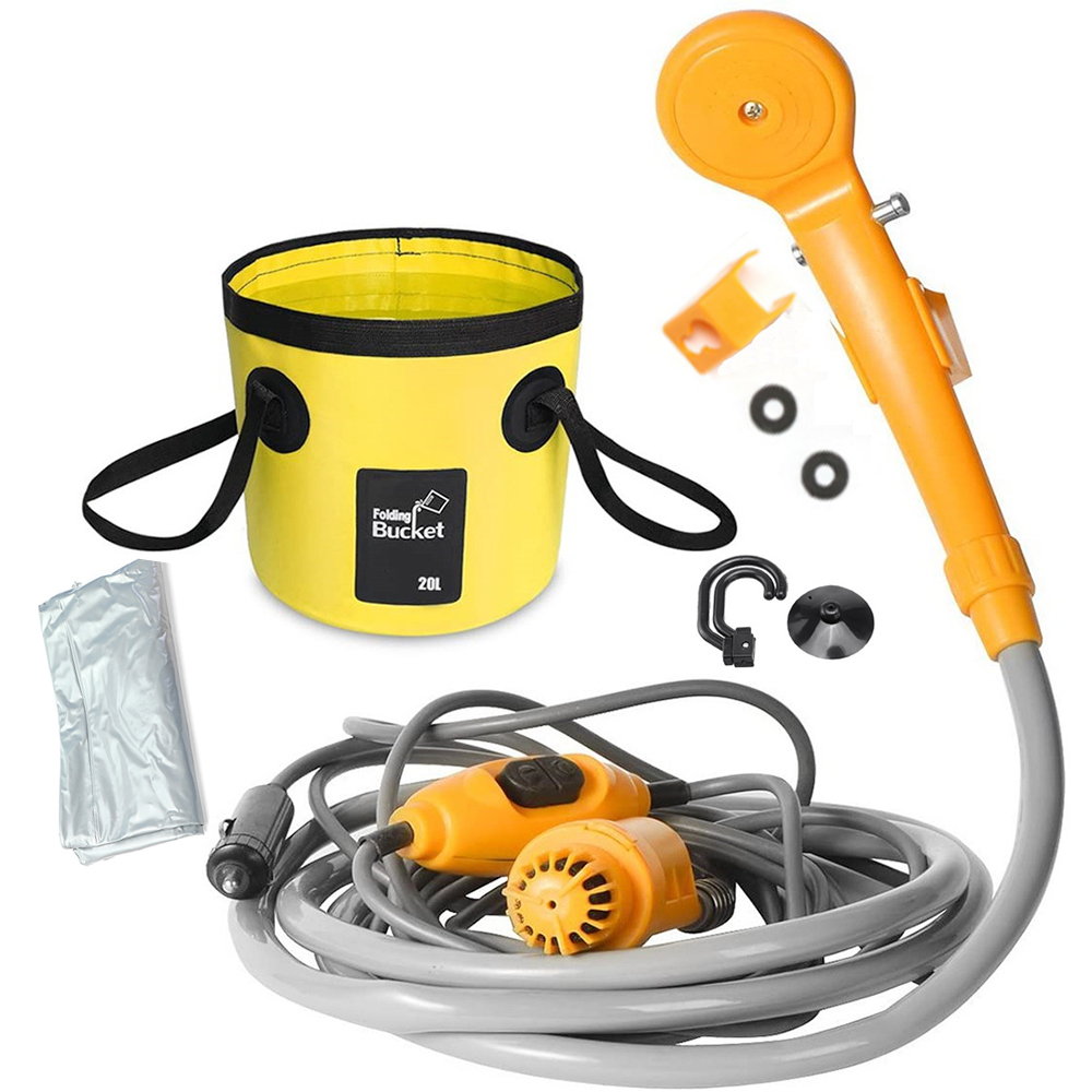 Ducha Portatil 12V: La Solucion Perfecta para Camping y Playa