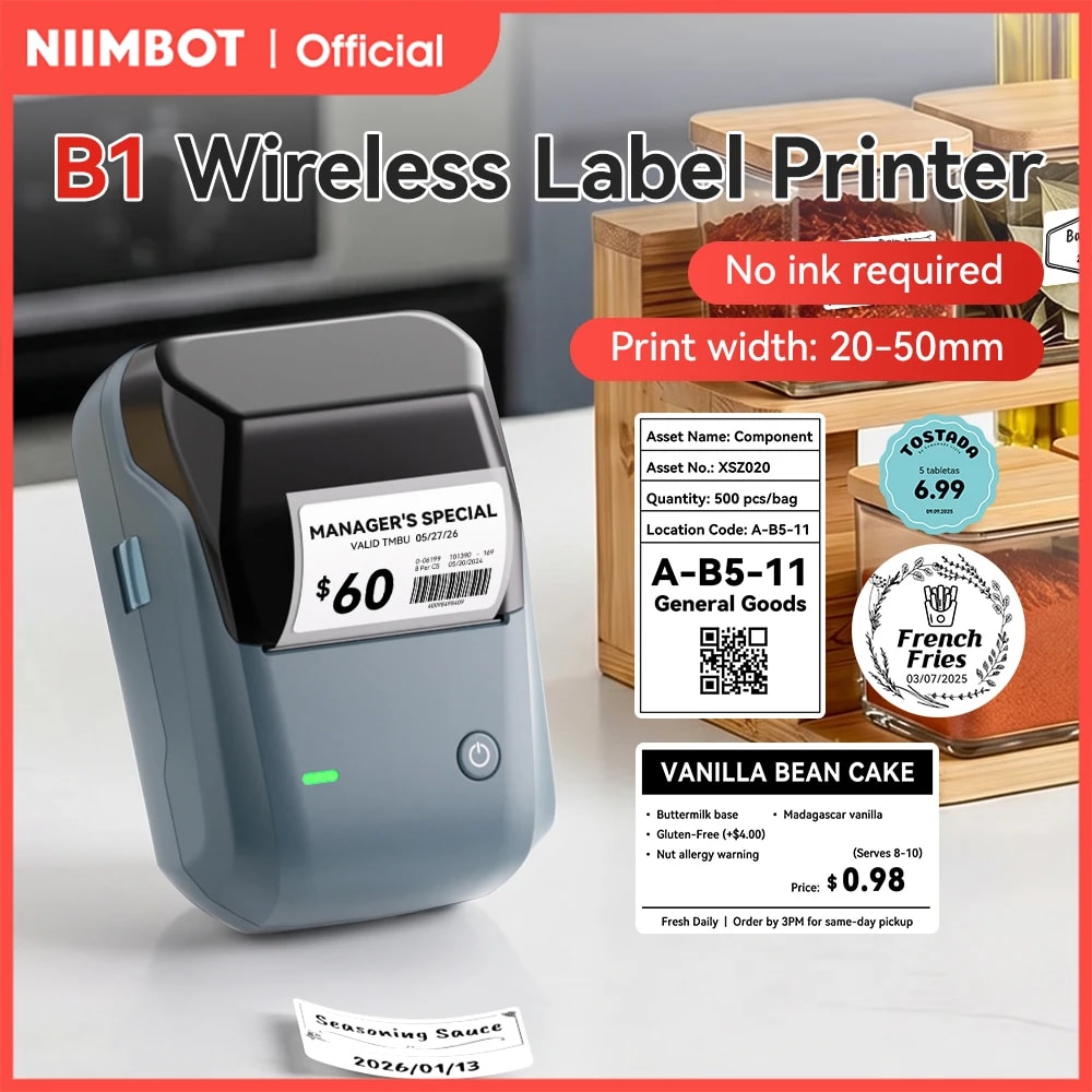 NIIMBOT B1: La mini impresora de etiquetas que no esperaba necesitar