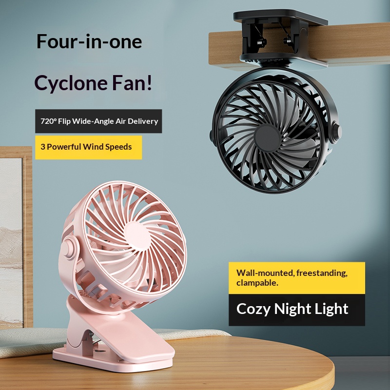 Ventilador Clip 360° con Luz Nocturna - Mi Experiencia Real