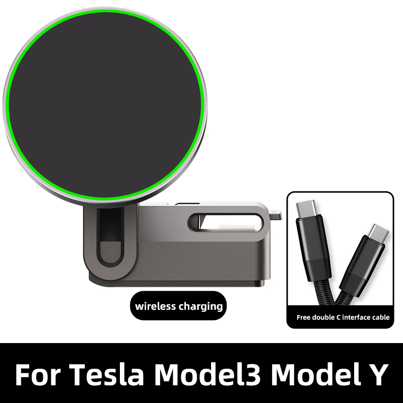 El soporte magnético para Tesla que no tapa la pantalla táctil