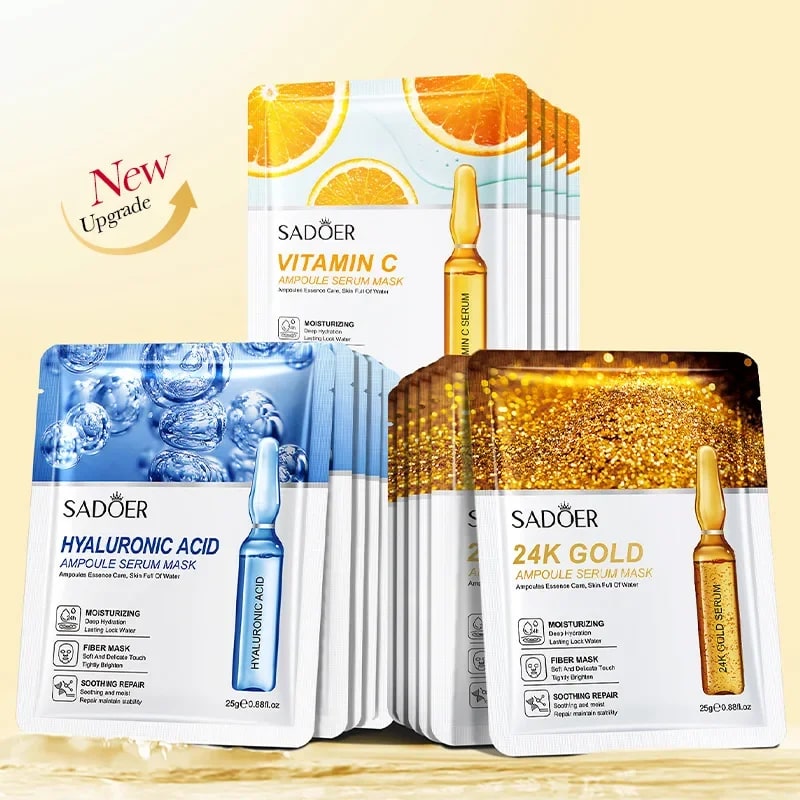 Mascarillas 24K Oro y Vitamina C: ¿Valen la pena a €7?