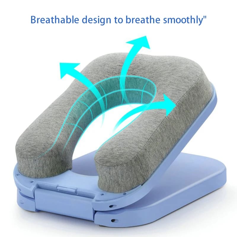 La almohada plegable en U que no ocupa nada y te salva en viajes