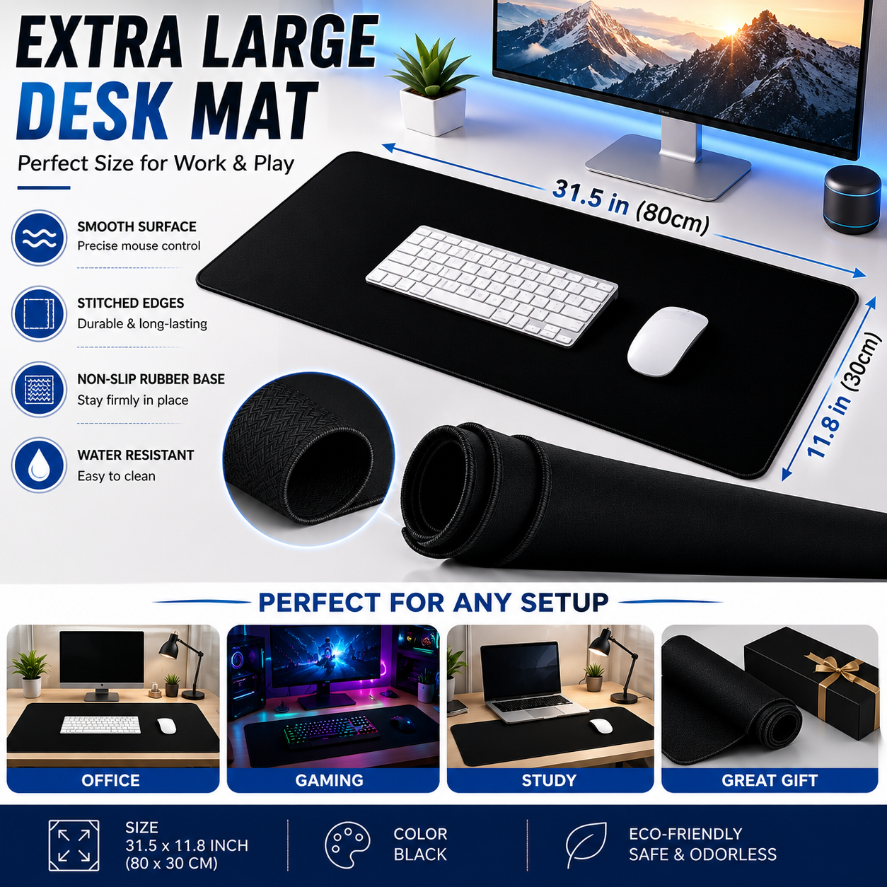 Mousepad gamer XL por menos de €9: ¿vale la pena?