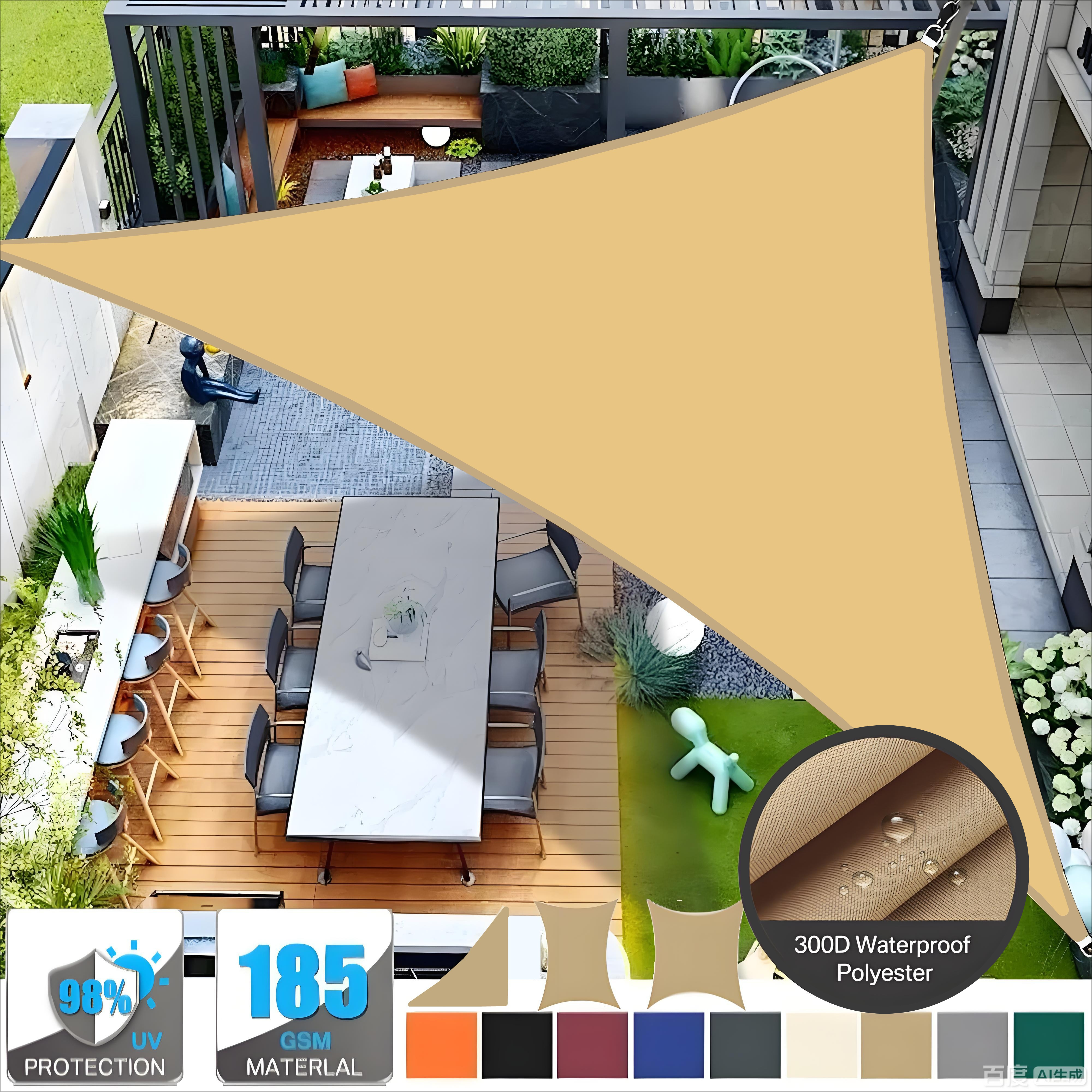 Toldo Triangular con 98% Protección UV - Mi Experiencia Real