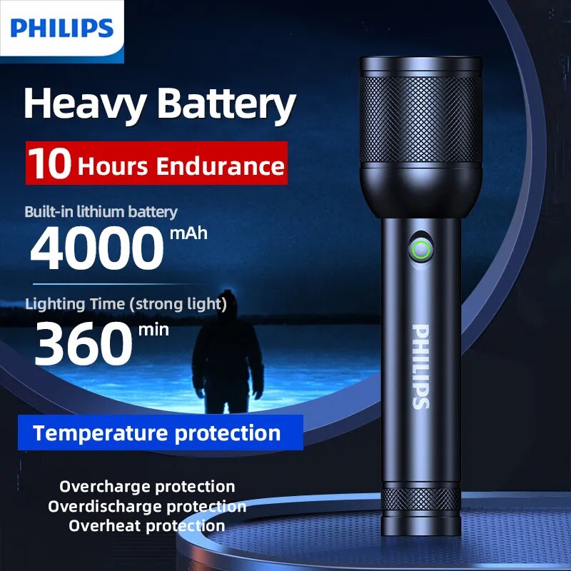 Linterna Philips SFL8168: 3200 Lumenes Para Tus Aventuras