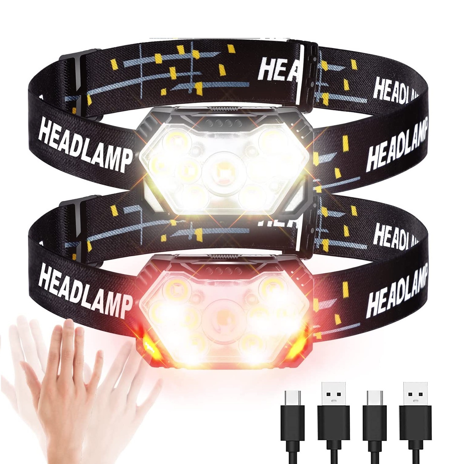 Probé esta Linterna Frontal de 9 LEDs con Sensor y te Cuento Todo