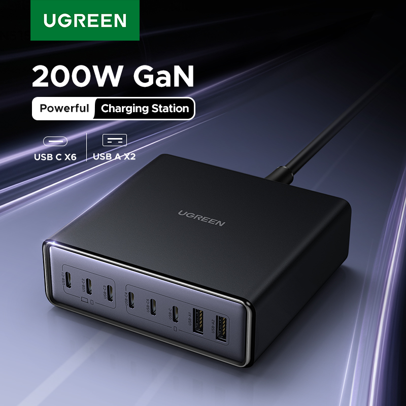 UGREEN 200W GaN: El cargador de escritorio que reemplaza todo