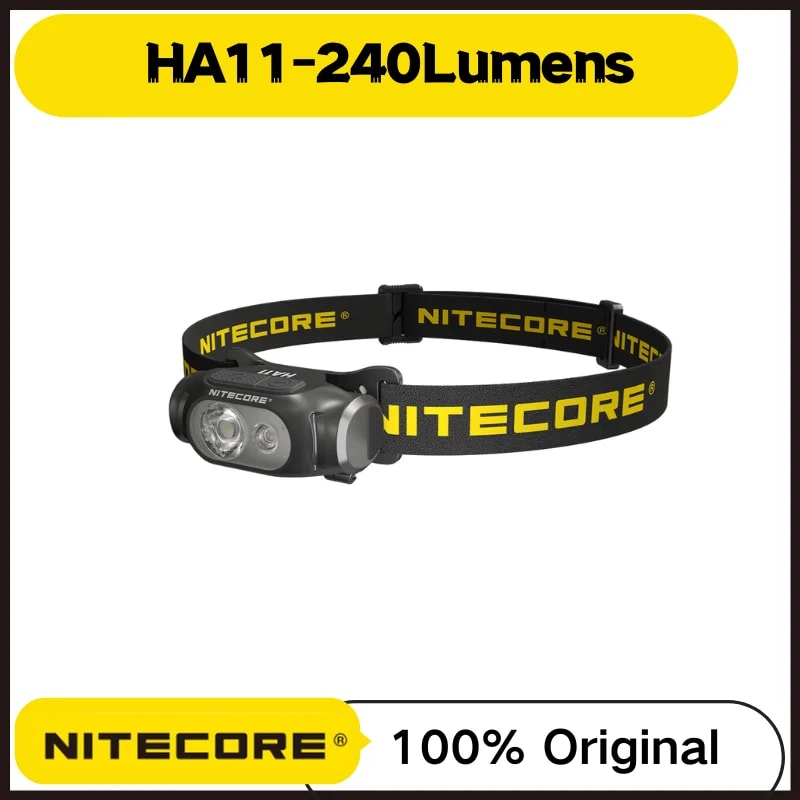 NITECORE HA11: un frontal pequeño con luz roja, de una marca seria