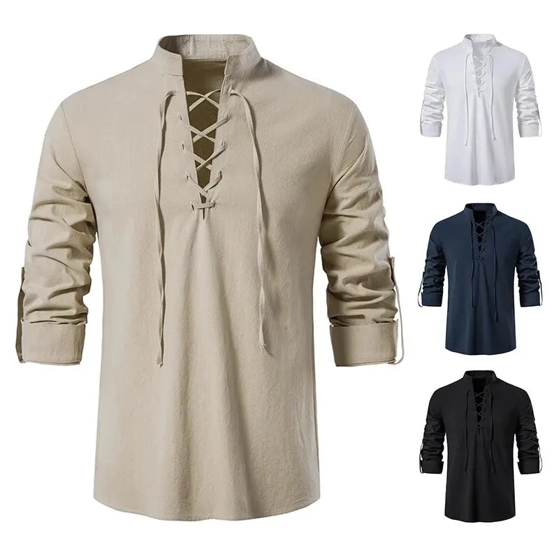 Camisa de lino y algodón estilo vintage: qué obtienes realmente