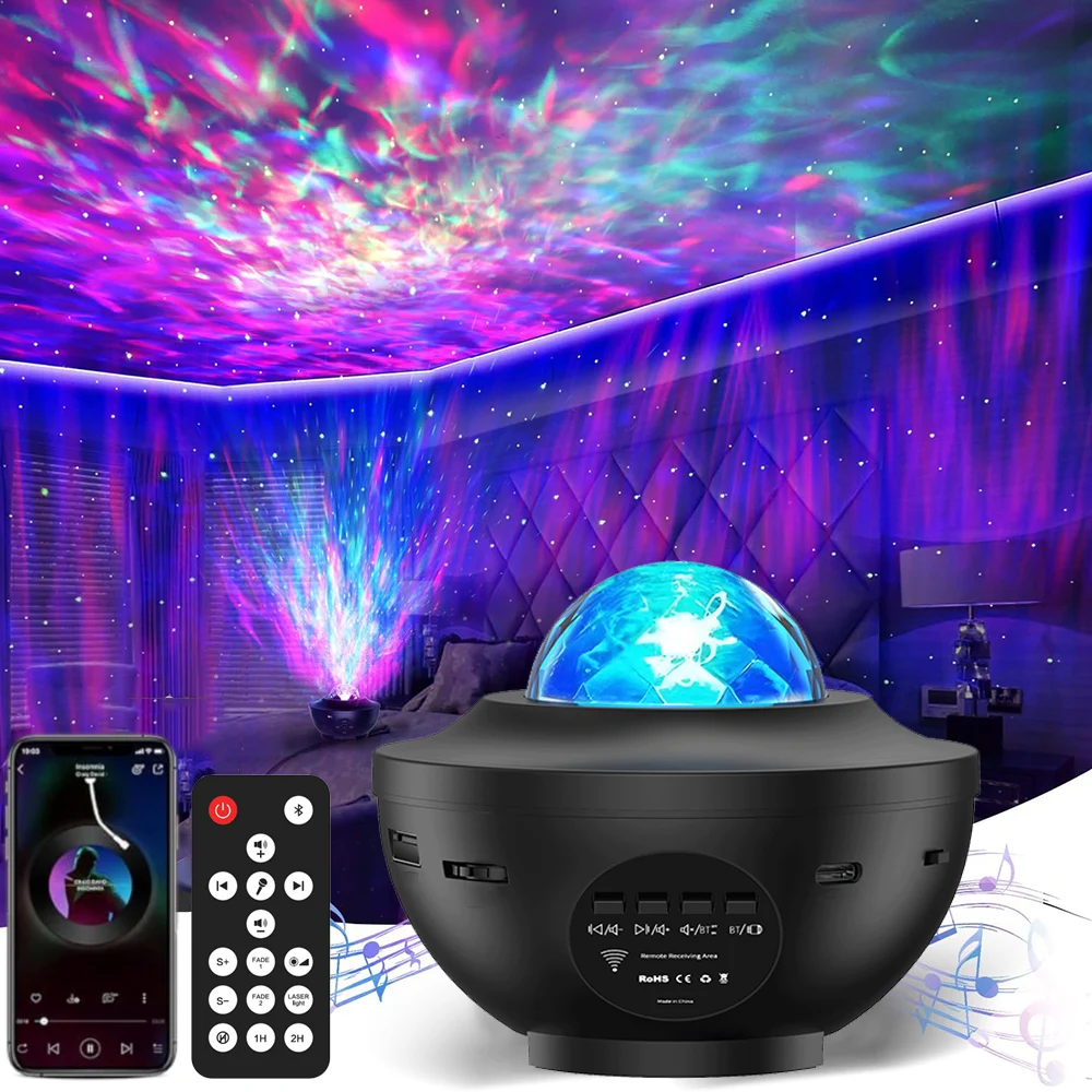 Proyector Galaxia LED: ¿Vale €7 Esta Lampara Espacial con Bluetooth?